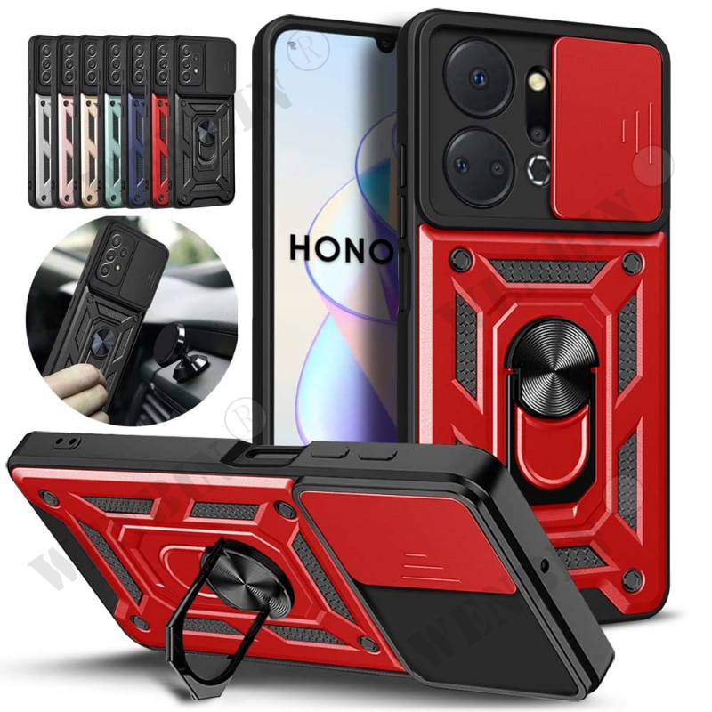 Slide Camera Linse Cover til Huawei P40 P30 Lite Nova 10 Pro 9 Honor 70 50 X8A X7A Bumpers Armor Cover_voghion.com