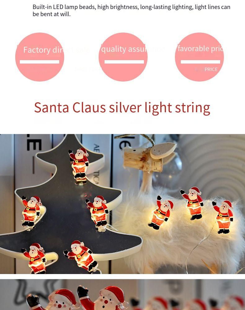Nuove luci decorative a LED per Babbo Natale, colorate, decorazioni creative per la camera da letto_voghion.com