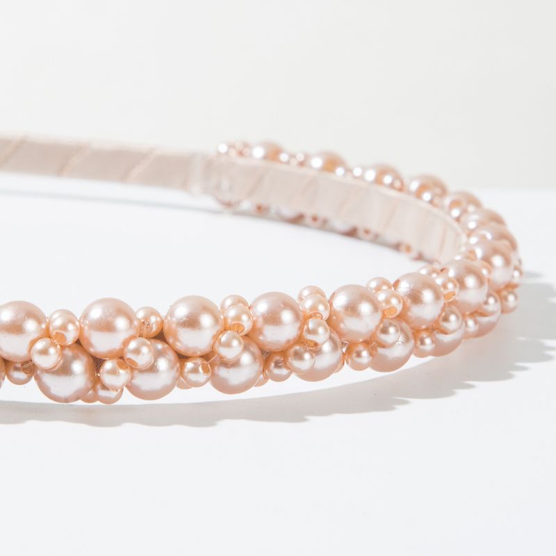 Versiunea coreeană, perlă înfășurată manual, franceză, versatil în aer liber, pădure Super Fairy, bandă de susținere compresivă, spălare, accesoriu de păr_voghion.com