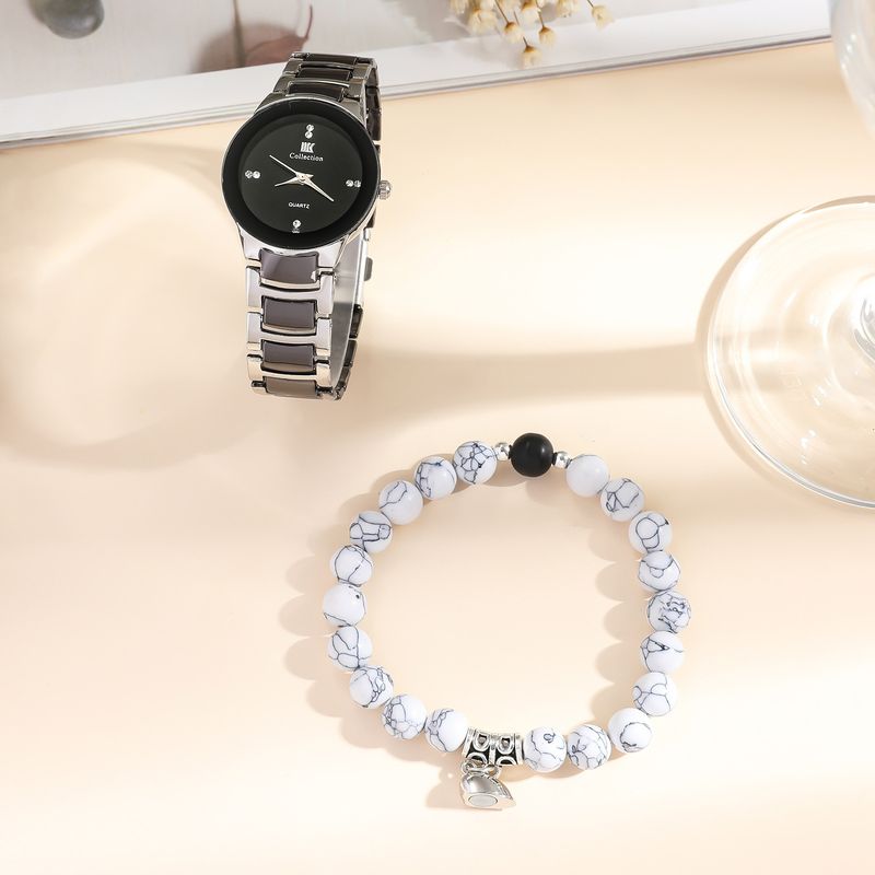 Herrklocka och armbandsset Parklocka Pararmband Föräldrabarnsklocka set Presentförpackning 4st_voghion.com
