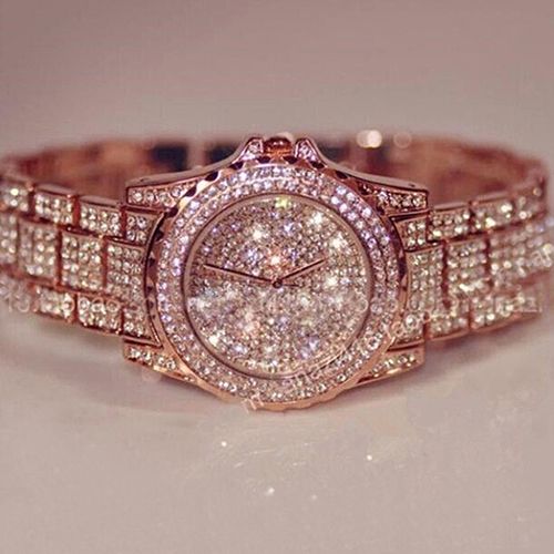 Yamaler Montre-bracelet à quartz avec bracelet en acier inoxydable pour femme_voghion.com