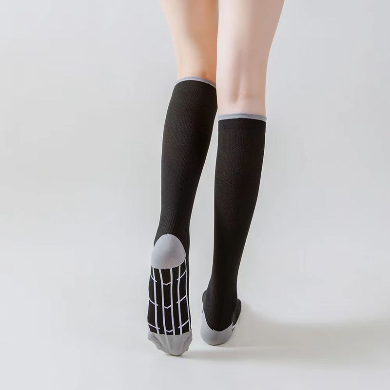 Calcetines de fútbol, calcetines de compresión para deportes profesionales, calcetines de compresión para correr, calcetines finos de pantorrilla para mujer, calcetines para saltar la cuerda, fitness, yoga, golf, calcetines de presión muscular._voghion.com