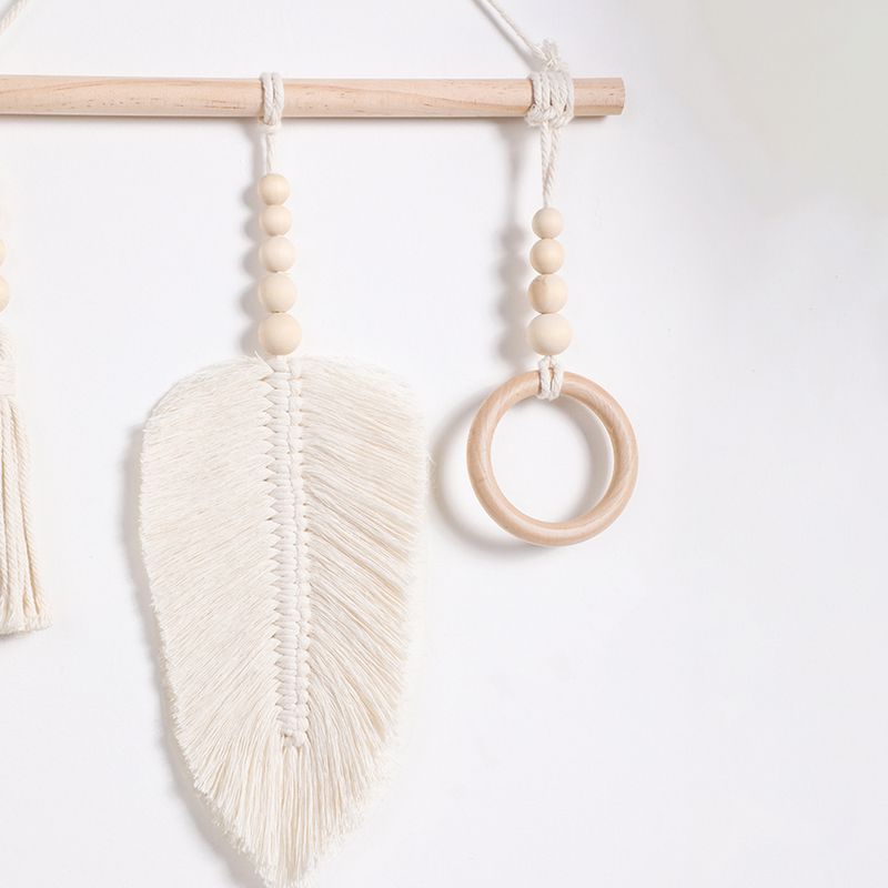 Handgewebter böhmischer Wandteppich, dekoratives Aufbewahrungsregal, ins Schlafzimmer, hängendes Blumenregal, Haarnadelaufbewahrung_voghion.com