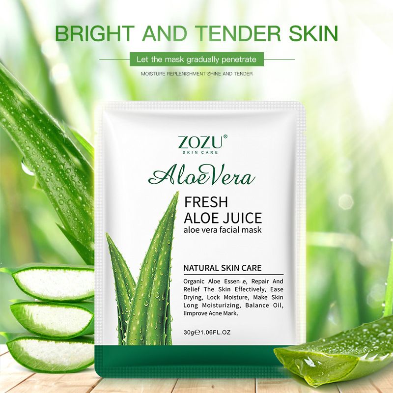 Mascarilla facial especial con paquete de tabletas hidratantes de miel ZOZU_voghion.com