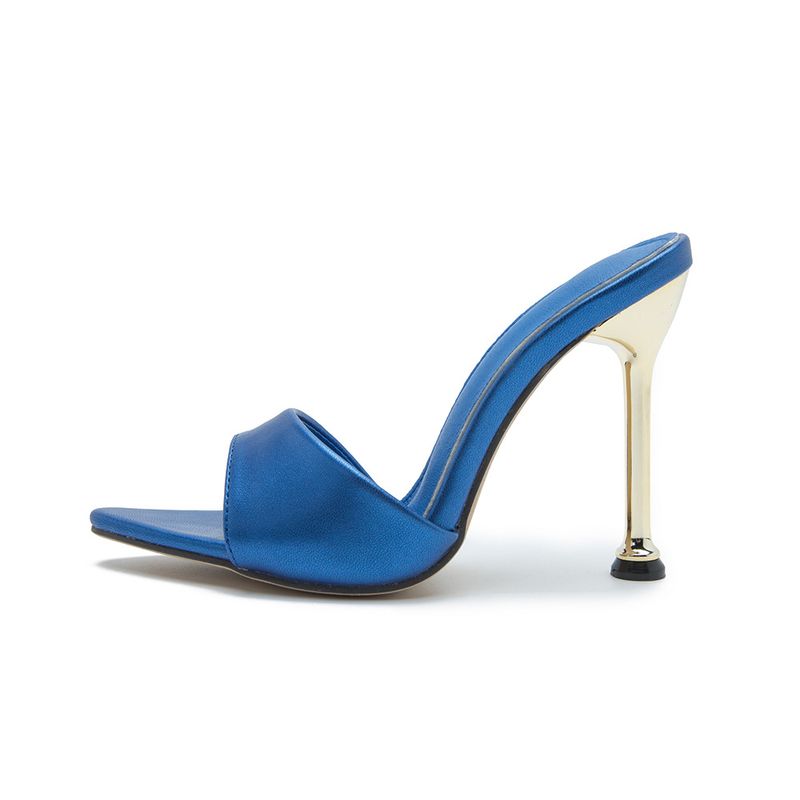 New Pointy Electroplated High Heel Sandals_voghion.com