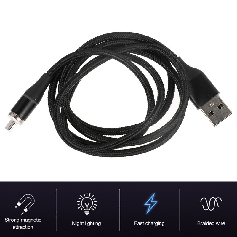 1Pc Nylon Data Cable Mobile Phone Charge Cable Compatible With Android Phone_voghion.com