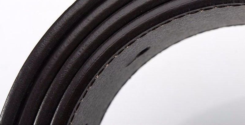 HOT HIDUP Top Quality Pure Solid Cowhide Leather for Pin Smooth Men Cow Strap Vintage Belts 38mm Width Without Buckle NWJ627_voghion.com