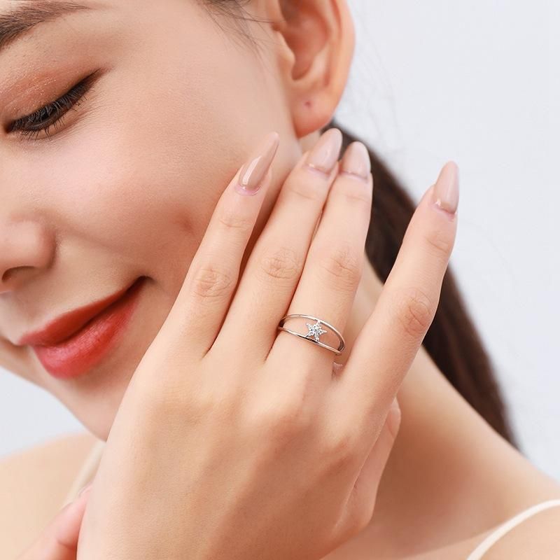 Tancise Anello in argento con zirconi classici Gioielli da donna Promessa di nozze Regalo per feste_voghion.com