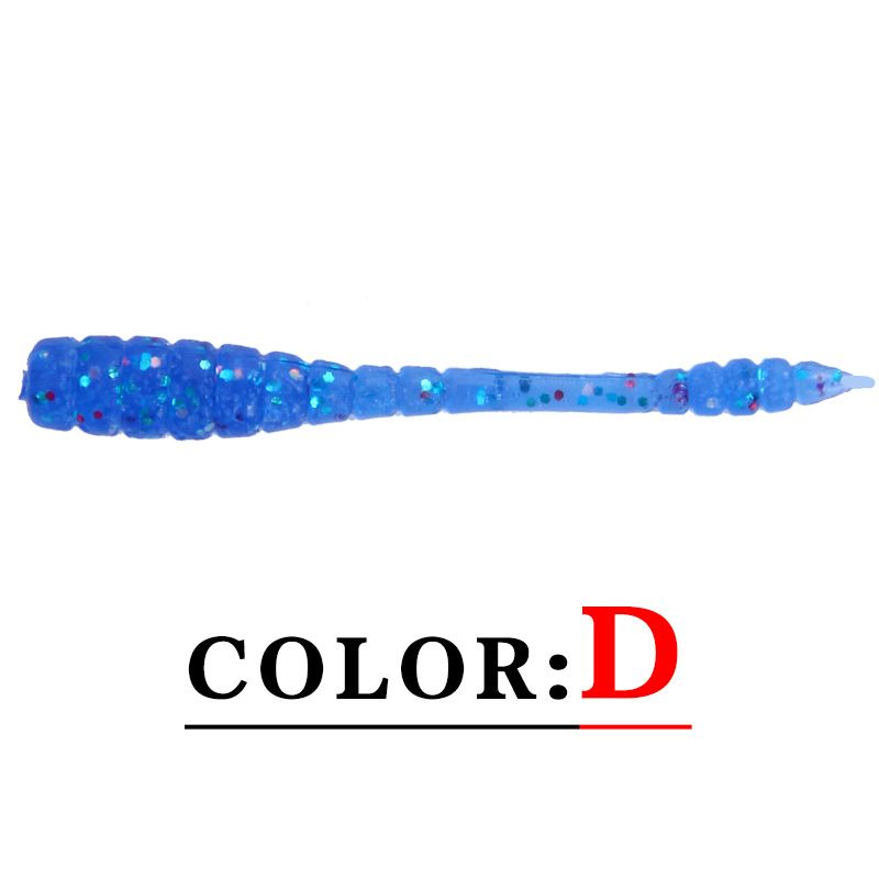 Köder Weicher Köder 0,4 g/4,5 cm Weicher Wurmköder Madenwurm Roter Wurm Fischköder 50/Beutel Angelausrüstung Produkte_voghion.com
