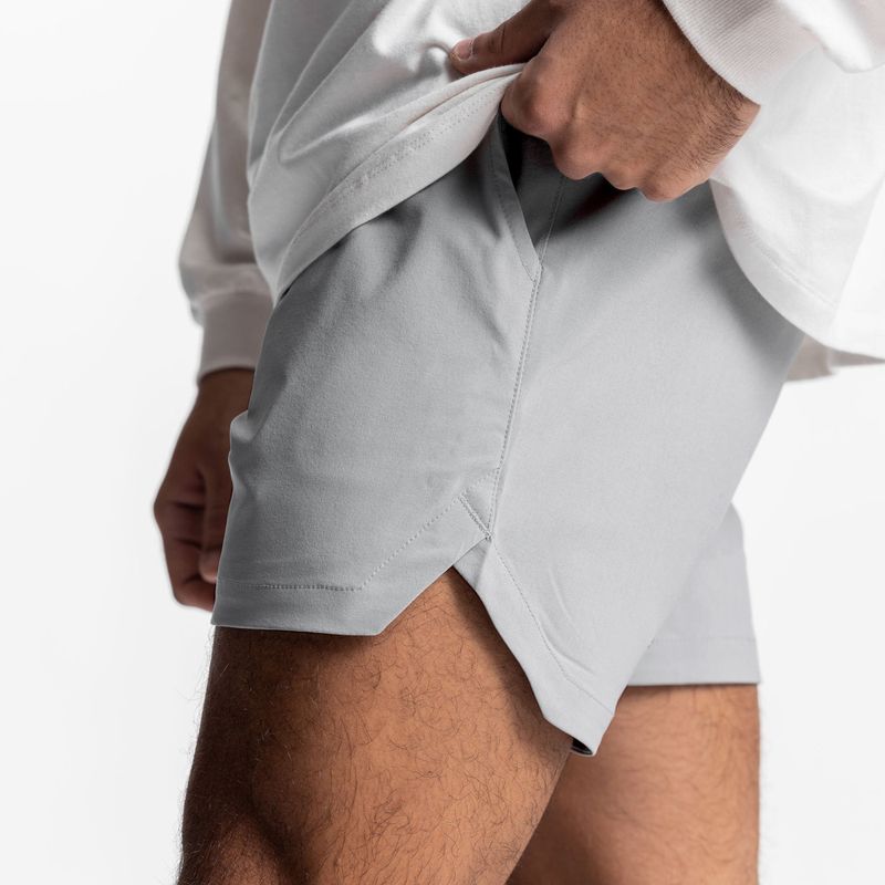 Pantaloncini da basket estivi ad asciugatura rapida da uomo - Pantaloncini da allenamento leggeri con fodera in rete - Pantaloncini da palestra e allenamento sopra il ginocchio per corsa e sport_voghion.com