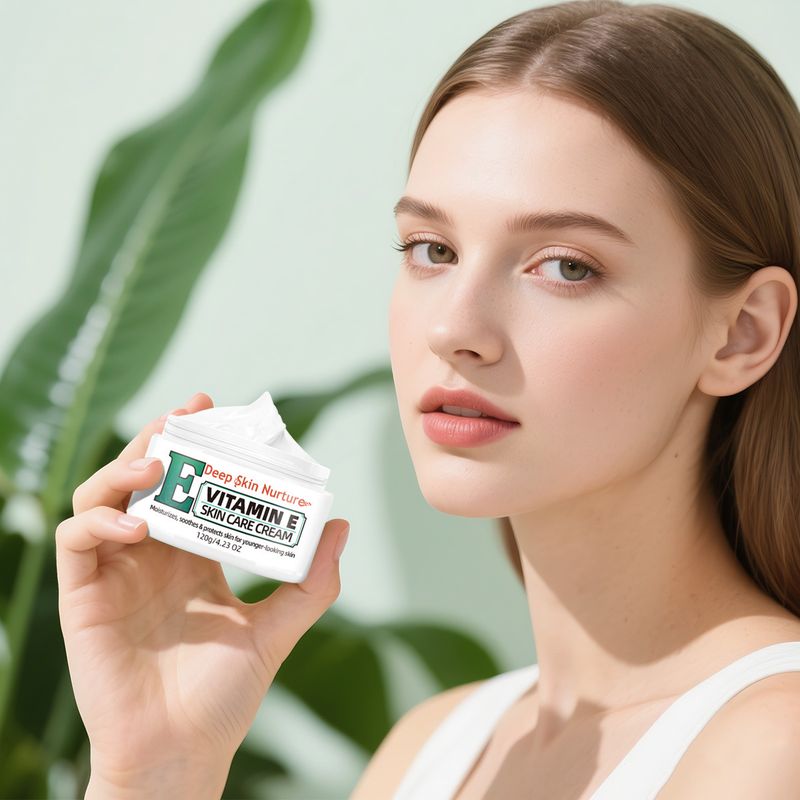 Vitamin E Cream Hydrating Calming Soothing Skincare Moisturizing Export_voghion.com