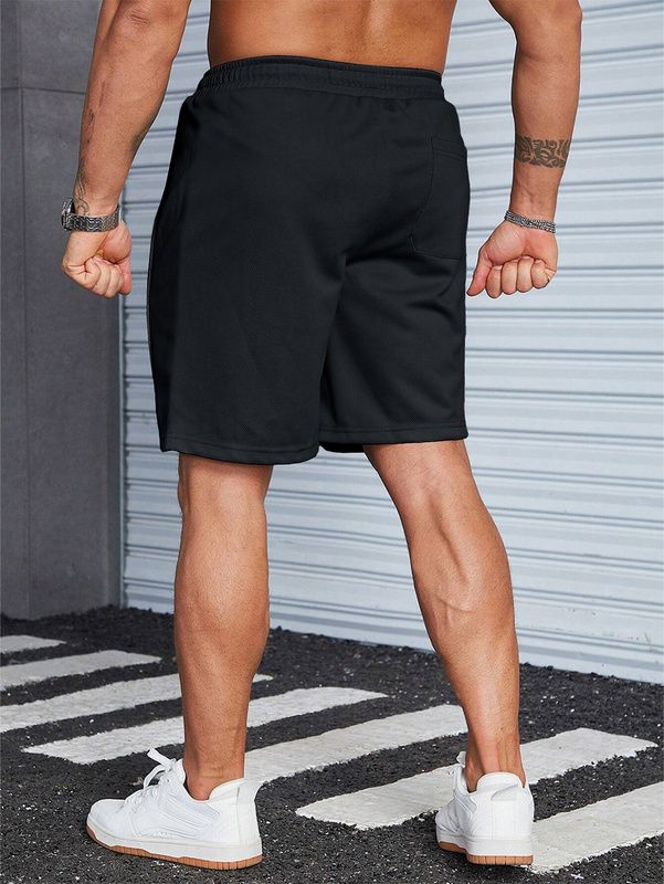 Pantalon court de sport d'été pour hommes, short ample, grande taille, grande taille, gros gars, pantalon court décontracté et fin, vêtements de travail, pantalon moyen_voghion.com