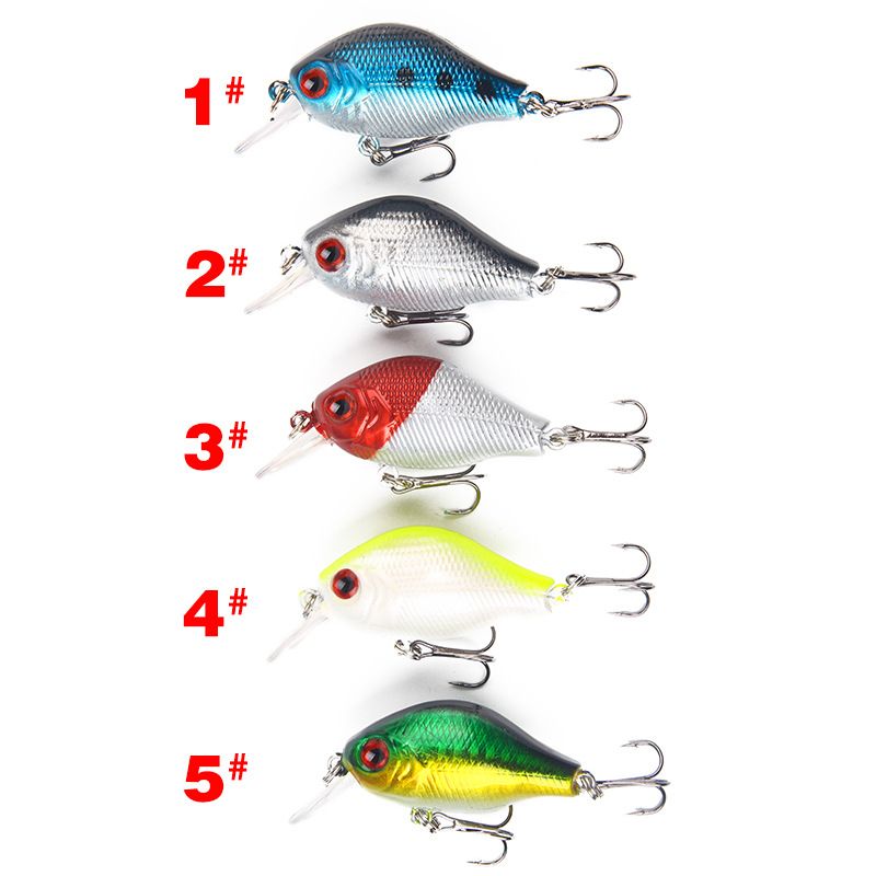 Rock Little Fat Guy Lure High Carbon Steel Treble Hook Floating Water Simulation Bait Fishing Gear Supplies_voghion.com