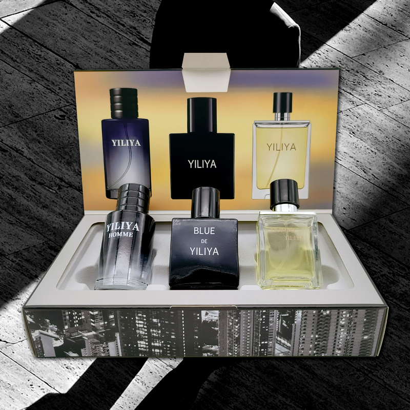 Jauns Hot Perfume Blue Wilderness jauns vīriešu smaržu komplekts Svaigu un izturīgu smaržu dāvanu kastīte Smaržas vīriešiem_voghion.com