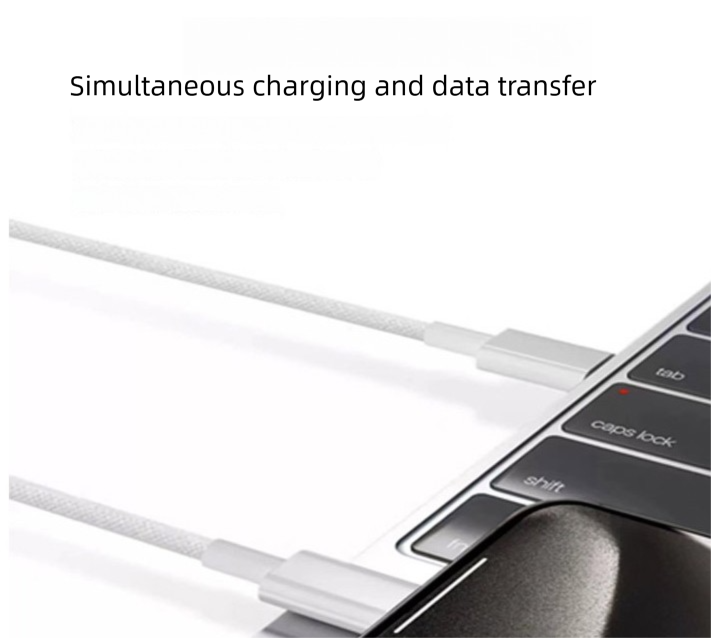 Cable de carga trenzado de alta velocidad para datos móviles_voghion.com
