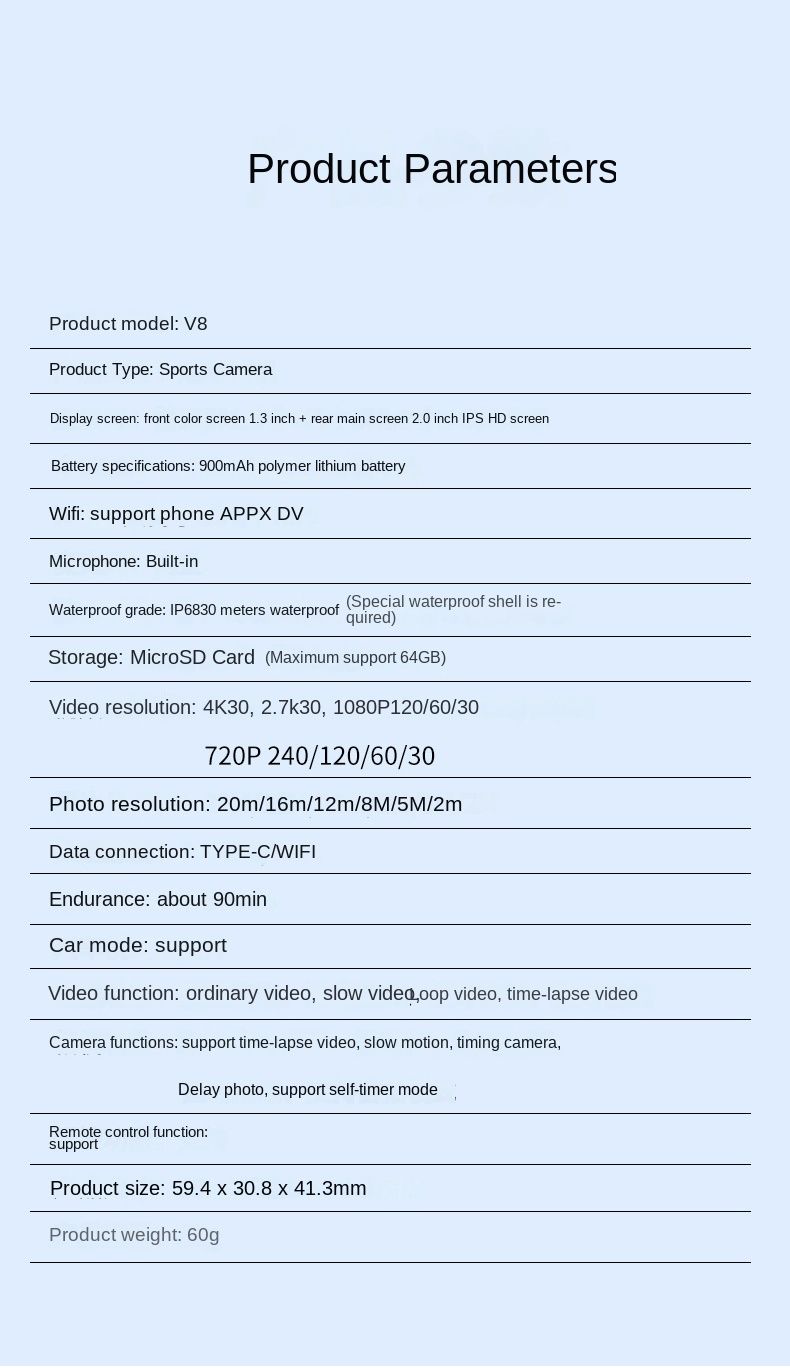 Grenzüberschreitende Sportkamera 4K HD Zweifarbbildschirm Wasserdichte Anti-Shake-Außenkamera WiFi Internet Sport-DV-Kamera_voghion.com