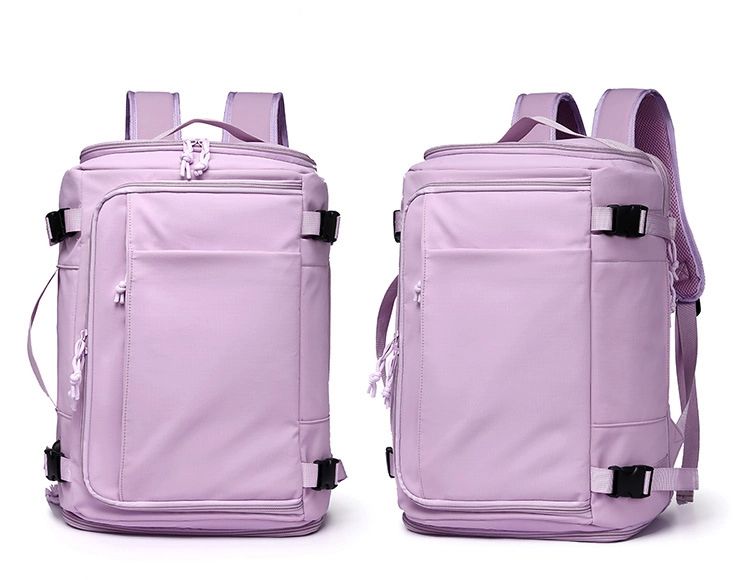 Box Type Open Bag Outdoor Simple Backpack, Breathable And Load Reducing Backpack, Large Capacity Men's Bag, USB Independent Shoe Compartment_voghion.com