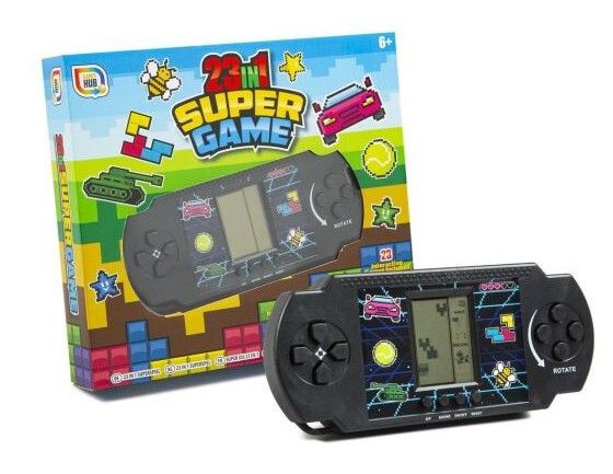 Electronic Hand Held Retro Game Boy Console 23 Games Machine Battery Operated_voghion.com