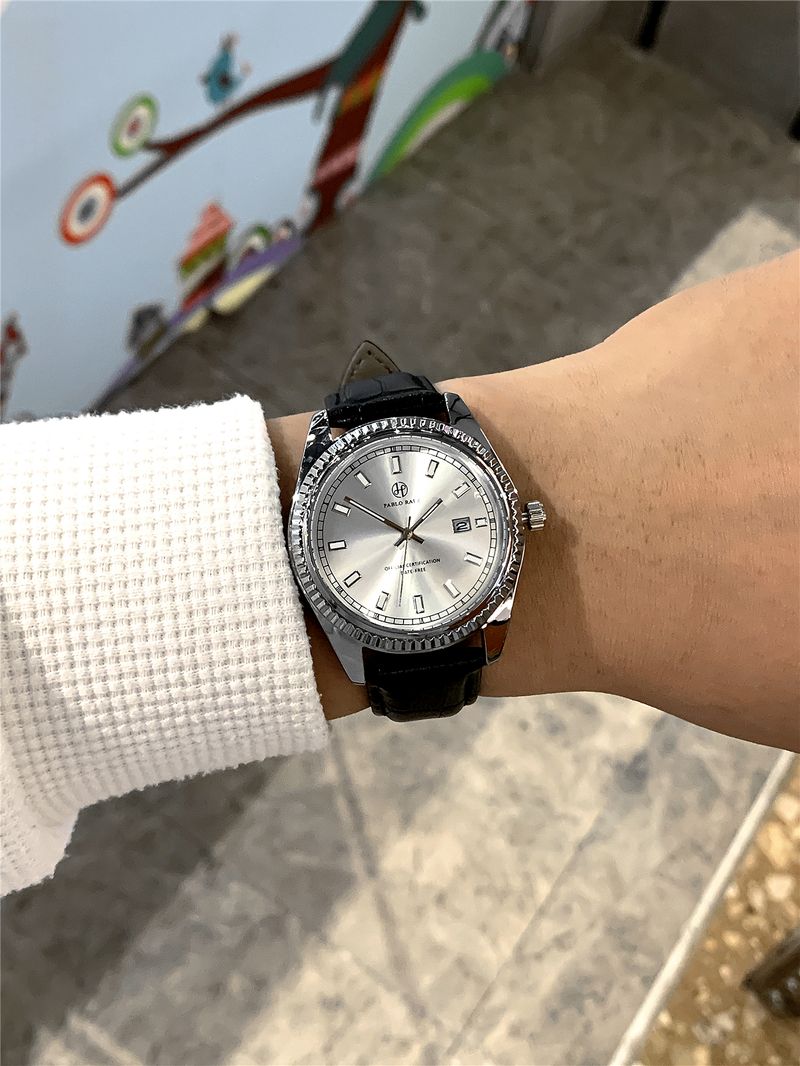 Hochwertige Herrenuhr für Business und Freizeit, leuchtende Skala, Kalender, geeignet für Büroangestellte, Temperament, Herrenuhr_voghion.com