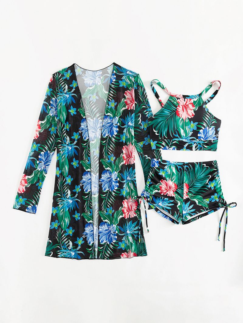 Dameskleding Badpak Driedelig damesboxershort met print_voghion.com