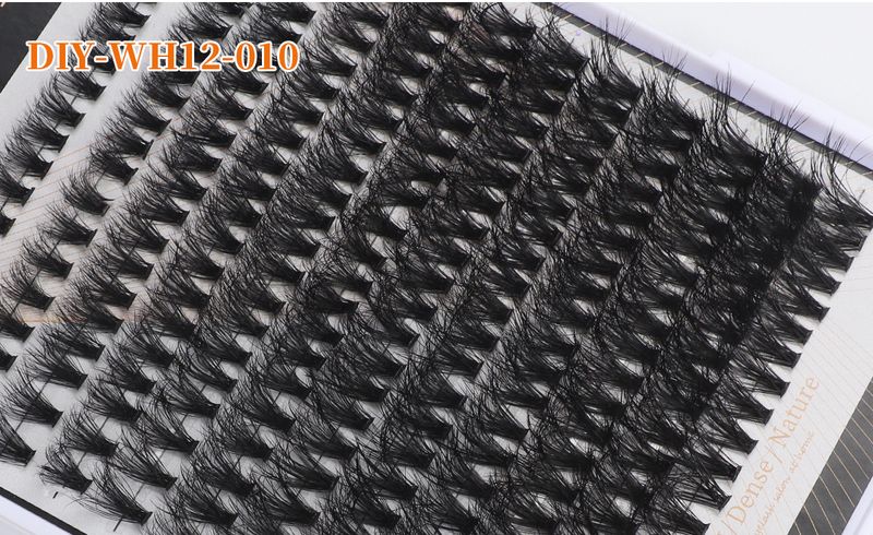 50d Curved False Eyelash Book False Eyelash Thick Hot Melting Hair Segmented 30p40p50p Large Capacity False Eyelash_voghion.com