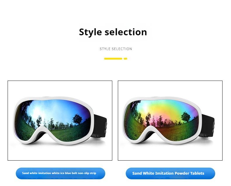 Modieuze en veelzijdige sferische skibril, dubbellaagse anti-condens outdoor skibril voor mannen en vrouwen_voghion.com