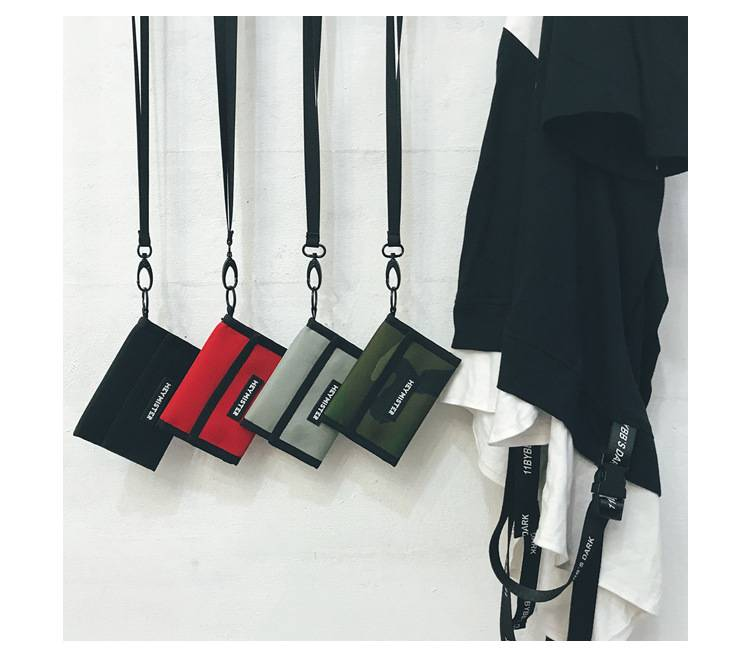 Portafoglio corto di lusso a tre ante - Porta carte unisex e porta monete, design elegante e compatto per uomini e donne_voghion.com