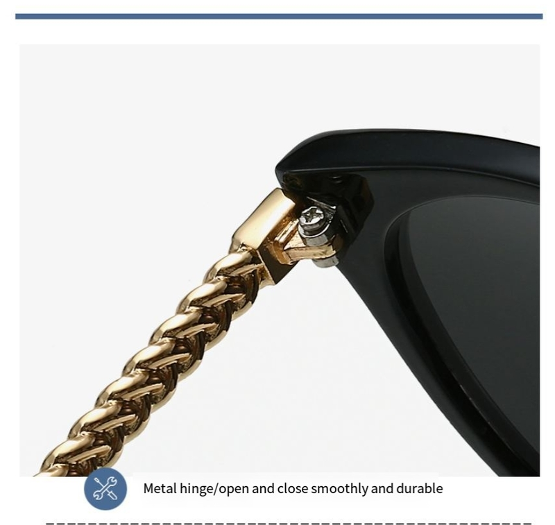 Monture de lunettes à monture de chat torsadée, accessoire de maquillage féminin, myopie, peut être assortie à une monture carrée de degré 8621_voghion.com