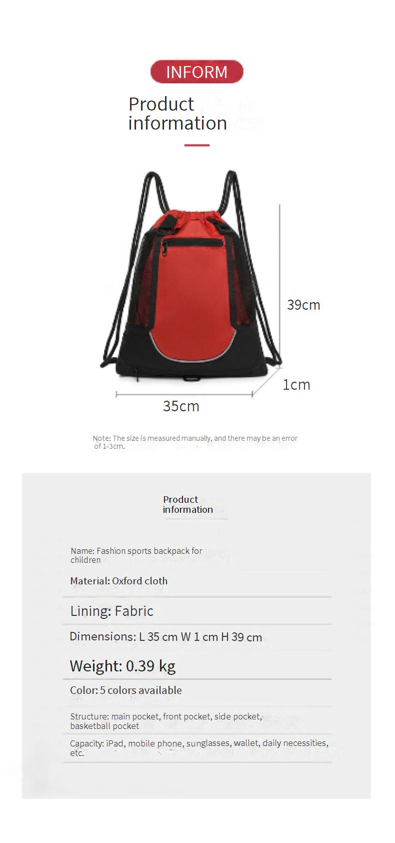 Storage Bags Basketball Bag Football Volleyball Bag Multi Functional Sports Drawstring Backpack Detachable Tennis Bag Net Bag_voghion.com