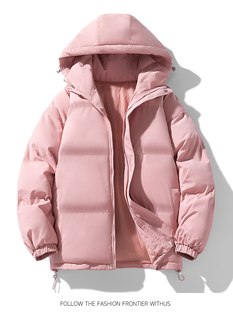 Herrenbekleidung, wattierte Winterjacke mit Kapuze, stylischer Oversize-Mantel, warmes Fleecefutter, leicht und bequem, mehrere Farben und Größen_voghion.com