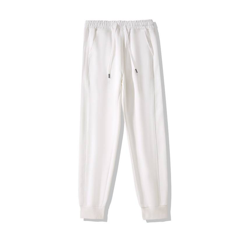 Vêtements pour hommes : jogging à poignets élastiques pour hommes – pantalon de survêtement en tricot extensible avec cordon de serrage à la taille_voghion.com
