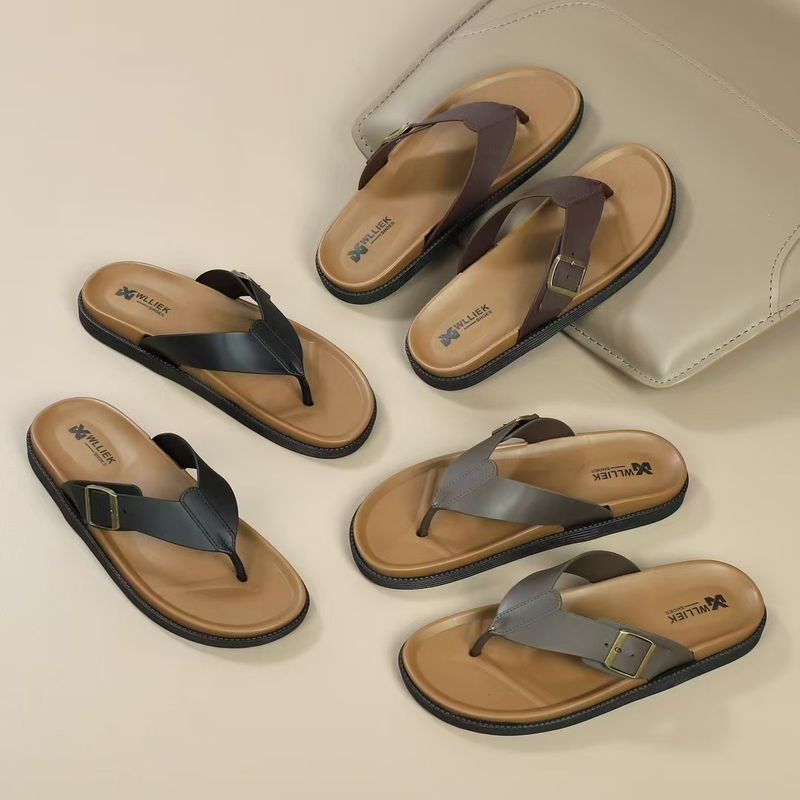 Ciabatte infradito da uomo Guangdong, antiscivolo e resistenti all'usura, di alta qualità, da spiaggia e da mare, con clip, per l'estate_voghion.com