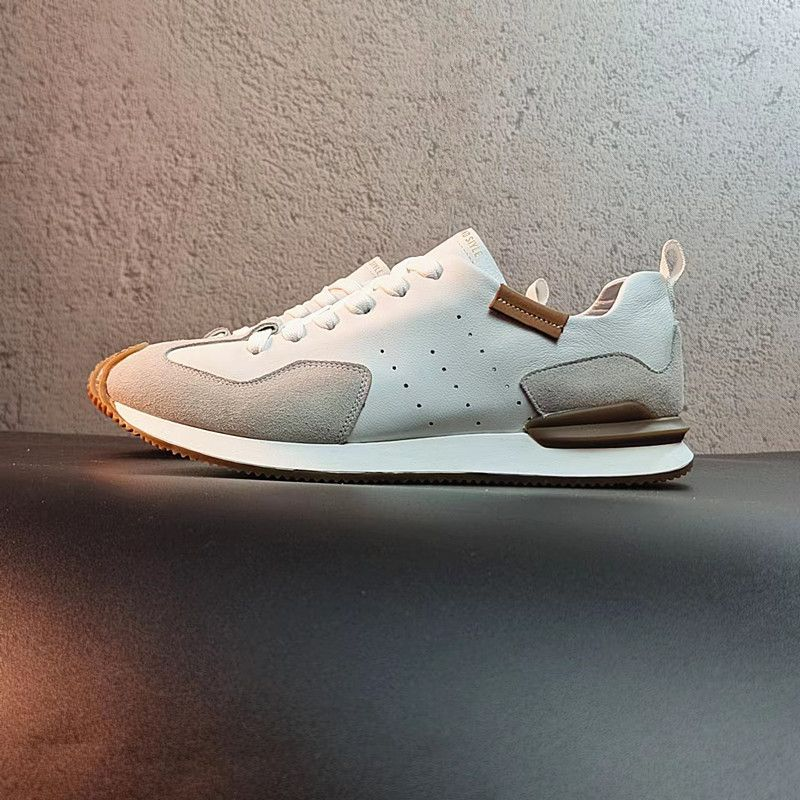 Schuhe 2022 Sommer Neue Leder Hohl Sport Casual Forrest Gump Herren Trendy All-Match Dickbesohlte Daddy_voghion.com