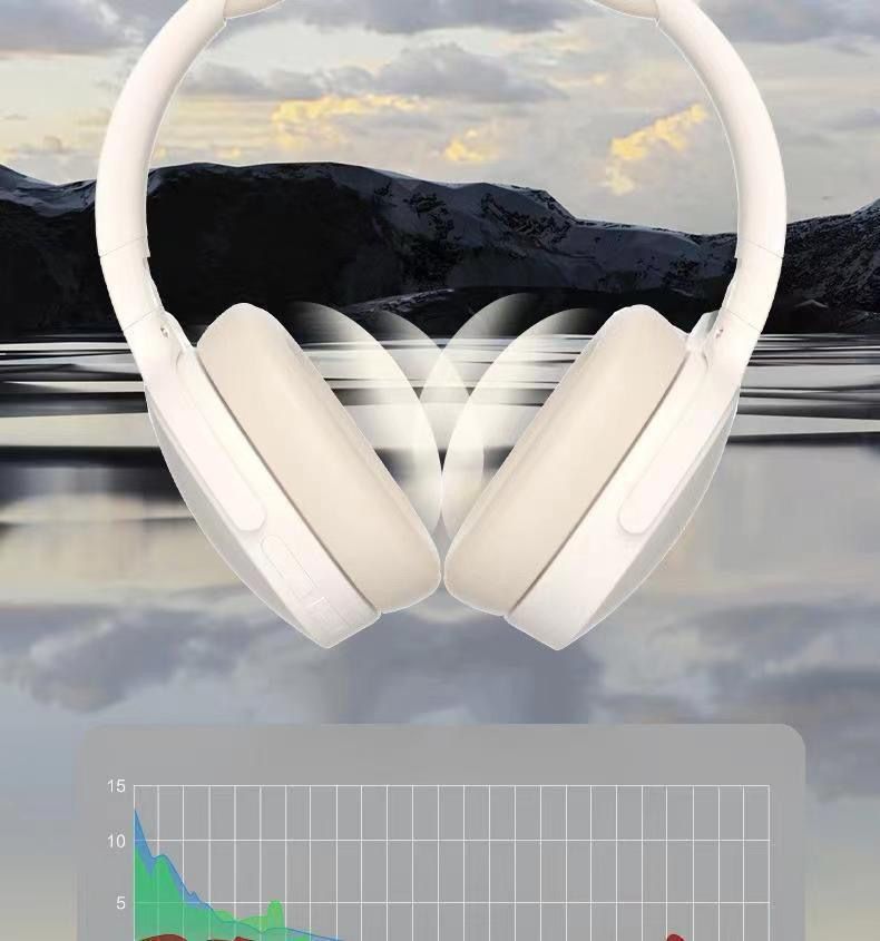 Articolo popolare transfrontaliero P2961 Cuffie Bluetooth over-ear wireless, comode, con bassi profondi, batteria a lunga durata_voghion.com