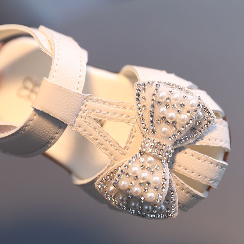 Sommer Neue Stil Baby Mädchen Sandalen Atmungs Mode Prinzessin Neugeborenen Weiche Sohle Wanderschuhe 0-3_voghion.com
