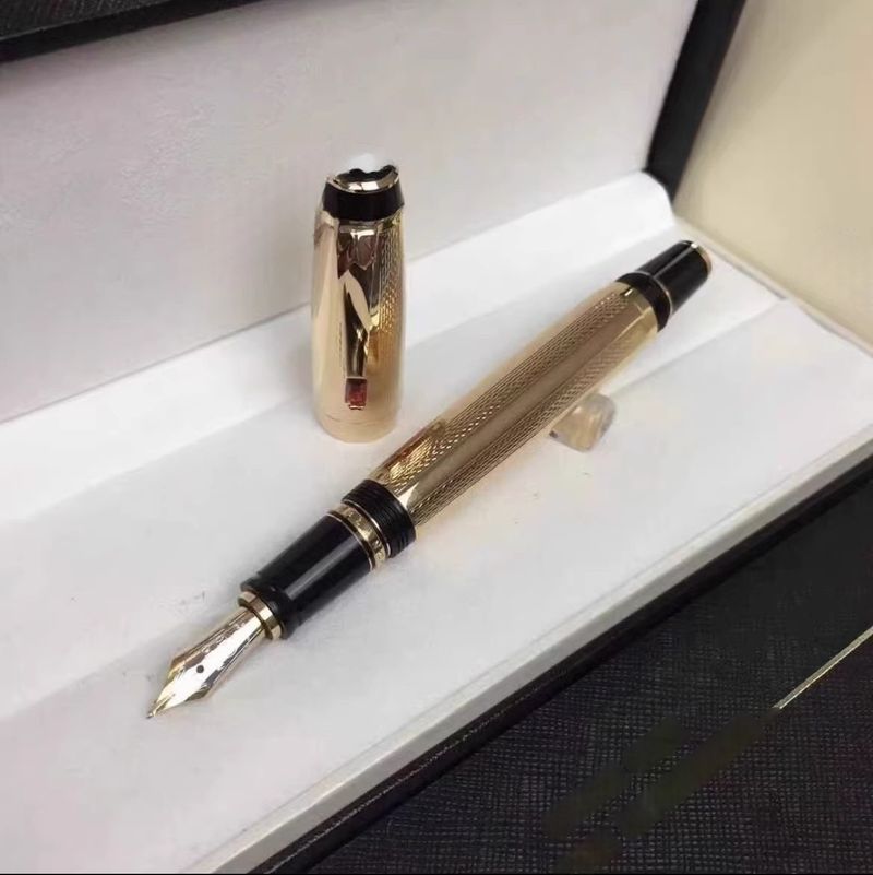 Stylo à bille élégant de style bohème avec grille en métal, expérience d'écriture fluide de qualité supérieure Mont_voghion.com