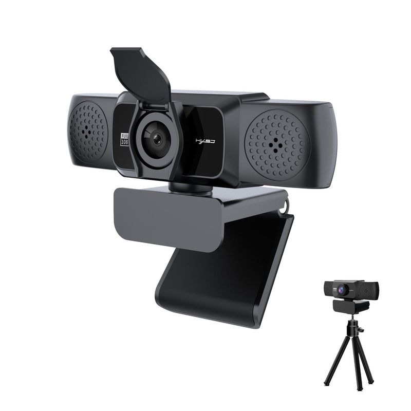 Nueva computadora S5 de alta definición 1080P con cámara de conferencia giratoria de 360 grados para transmisión en vivo de cursos en línea_voghion.com