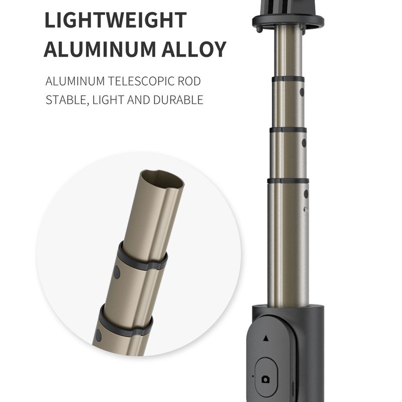 Q07 Treppiede portatile per selfie con luce ad anello da 6 pollici Bluetooth_voghion.com