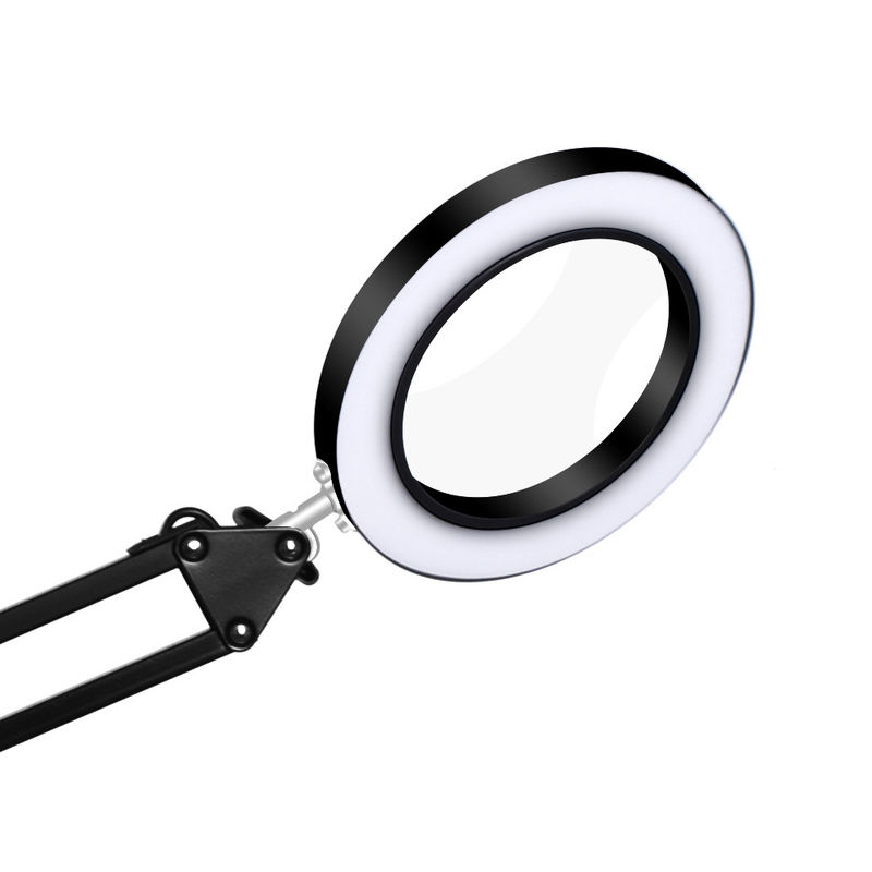 USB 5X Lupe Schreibtischlampe Lupe 64 LED Leselampe 3 Farben Dimmen für Schweißen/Schönheit_voghion.com