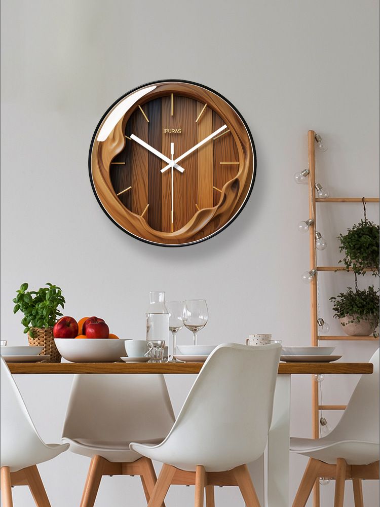 Yipula 7257 Nordic Creative Fashion Modern Simple Living Room Home Silent Sweep Second Quartz Clock Wall Watch_voghion.com