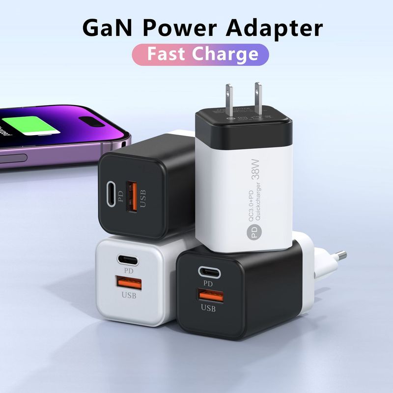 syct Macaron USB+PD Charger 20W Fast Compatible With Huawei Iphone Android Phones 5V2A Charging Head_voghion.com