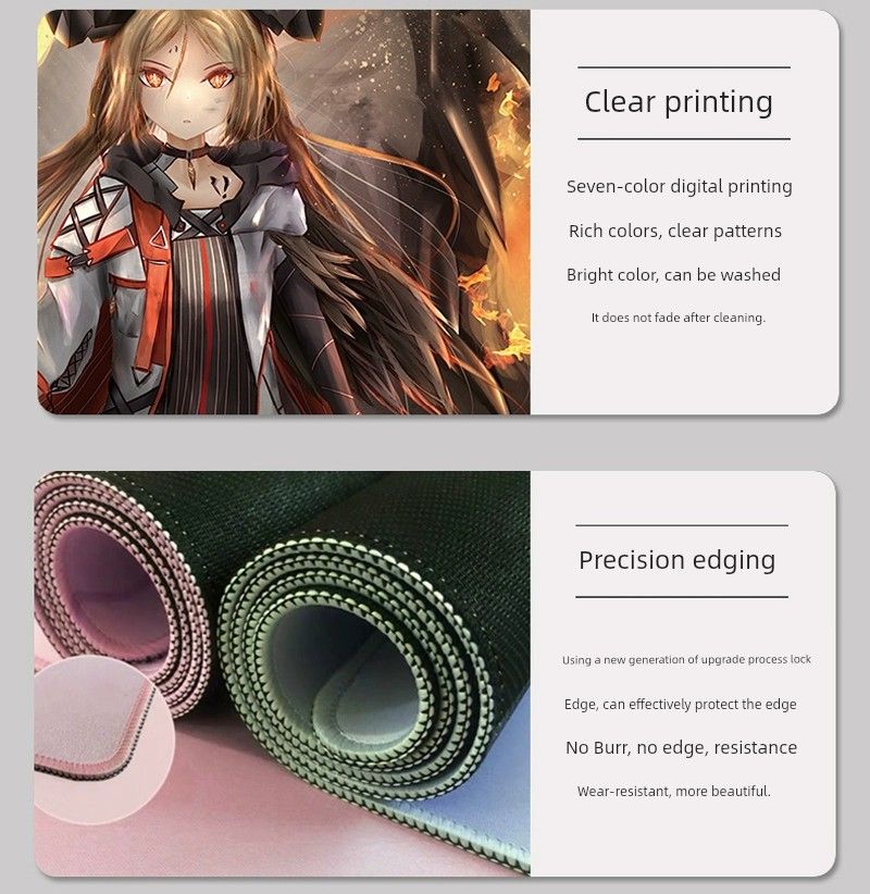 Mauspad Übergroße Katze Jungen und Mädchen Büro Niedliche Cartoon E-Sports Spiele Computer Anime Net Red Buch Tischmatte_voghion.com