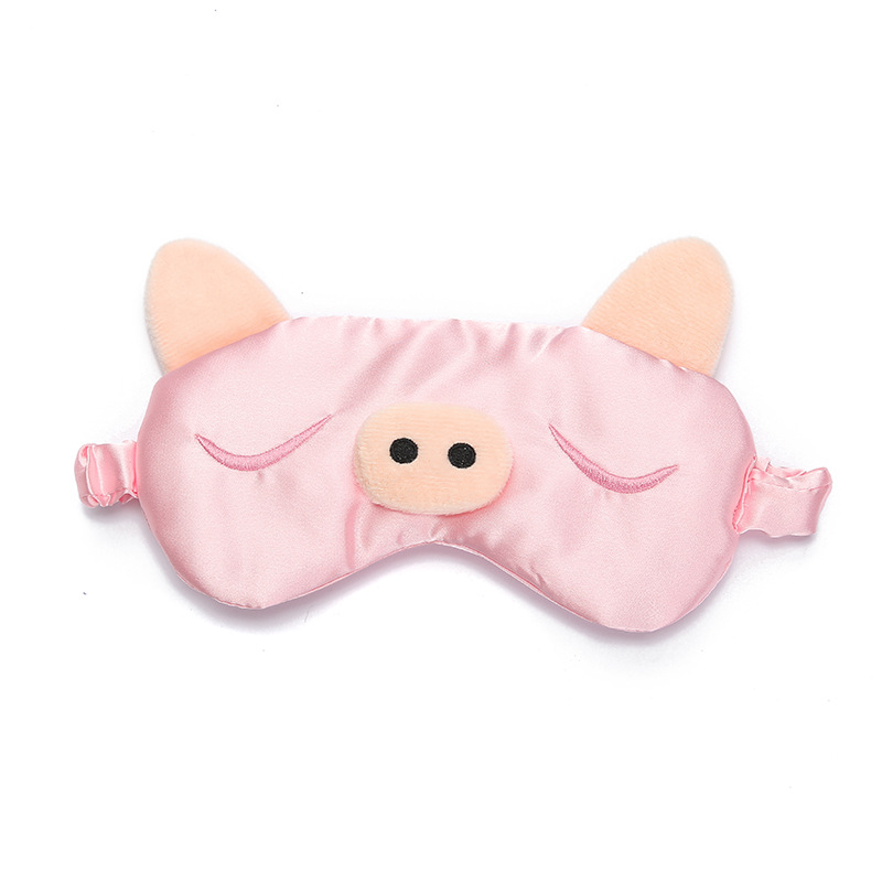 Cartoon Piggy Kawai Sleeping Mask Travel Relax Eyecover For Sleep Shading Eye Eye Patch Beauty Health Eye Pads_voghion.com