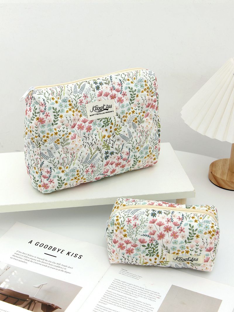 Cosmetic Bag For Women, Large Capacity, Cosmetic Storage Bag, Travel Portable, Foldable Toiletry Bag, Skin Care Storage Bag_voghion.com