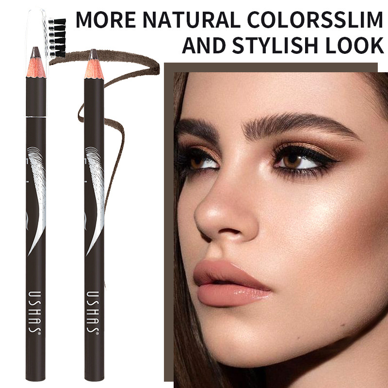 USHAS eyebrow pencil dye cream is long-lasting, waterproof, and not easy to fade. Eyebrow black_voghion.com