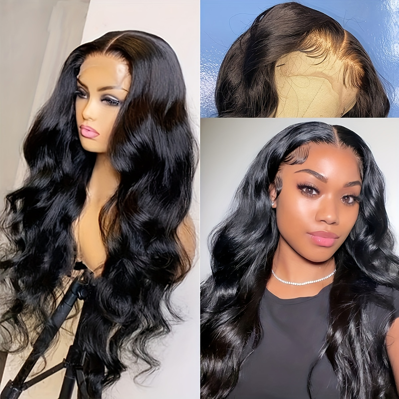 150% Density Body Wave Human Hair Wigs 4*4 Lace Front Human Hair Wigs For Women Natural Color 18-40 Inch_voghion.com