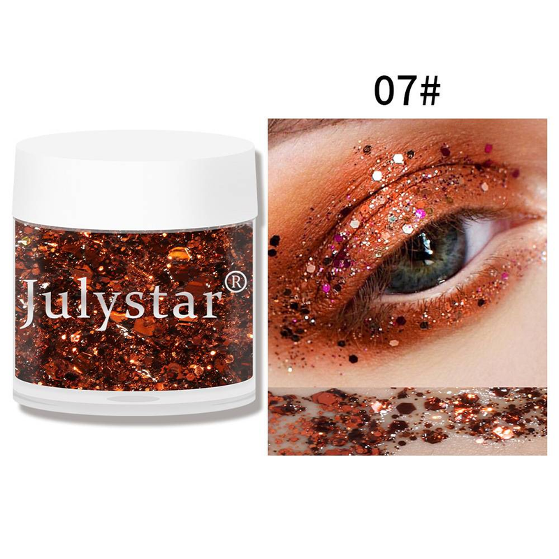 Shredded Diamond monokrom øyenskygge Christmas Stage øyenskygge flytende europeisk og amerikansk sminke glitter gel øyenskygge_voghion.com