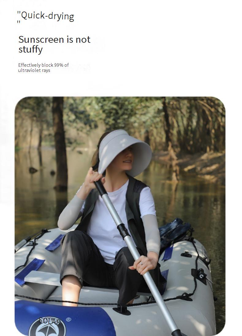 Women's Wide Brim Sun Hat With Cooling Fabric - Foldable & UPF50+ For Outdoor & Travel_voghion.com