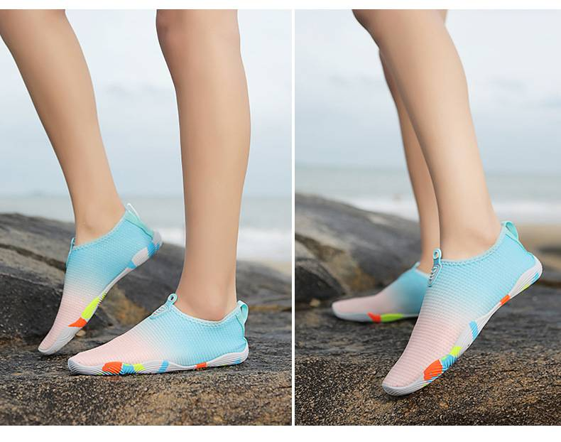 Uniseksowe, szybkoschnące buty do wody – buty do wody Barefoot do pływania, jogi i aktywności na świeżym powietrzu, antypoślizgowe, oddychające, dopasowane buty dla pary/rodzica i dziecka_voghion.com