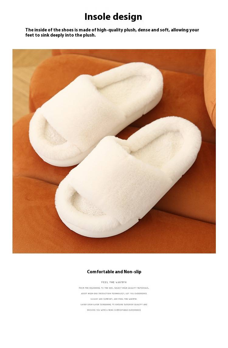 Plush Slippers For Women & Men - Anti-Slip EVA Sole Indoor/Outdoor Fuzzy House Shoes With Memory Foam Insole (Multiple Colors)_voghion.com